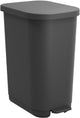 Rotho Orbe Treteimer – Abfalleimer 35l – BPA-frei – Schwarz