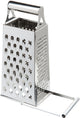Westmark Vierseitenreibe mit Schiebeverschluss, 4 Schneidreibflächen, Höhe: 26,4 cm, Edelstahl, quattro, silber, 11382270
