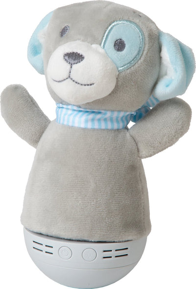 Lucide Dolly - Nachtlampe Kinderzimmer - Batterien - LED - 1x3w 2700k - mit Musikfunktion - grau