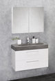 Differnz Somero Spiegelschrank FSC 60 cm Hochglanz weiß