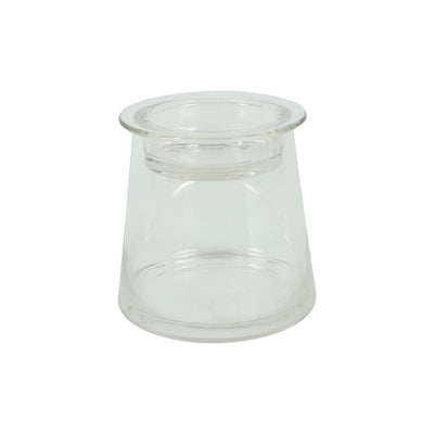 Countryfield Dekoglas mit Schüsseldeckel klar H13,5cm