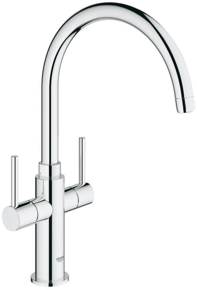 Grohe Ambi Cosmopolitan Küchenarmatur – hohes Modell – drehbarer Auslauf – Chrom