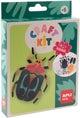 Apli Kinder-Bastelset Käfer 3D – kreatives Spielzeug aus Pappe.