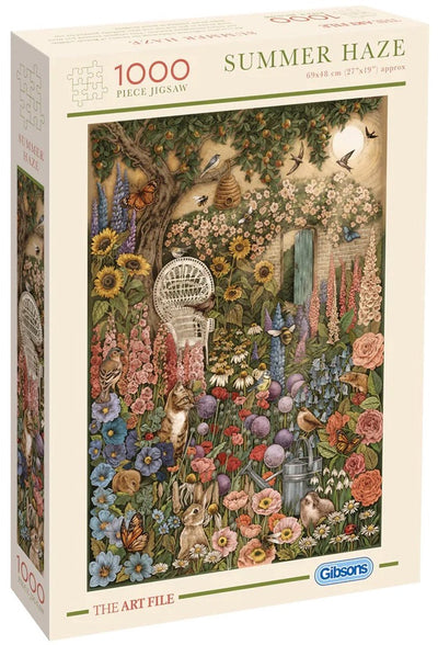 Gibsons – Summer Haze (Tür zum Kunstordner) – 1000 Teile 48×69cm (B×H) – Puzzle für Erwachsene