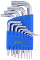Kinzo Torx-Set – 13-teiliges Innensechskantschlüssel-Set – T7-T55 – magnetische Innensechskantschlüssel aus Chrom-Vanadium-Stahl