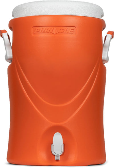 Pinnacle Platino 5 Gallonen – isolierter Getränkespender, Getränkekühler mit Zapfhahn – 20 Liter – Orange