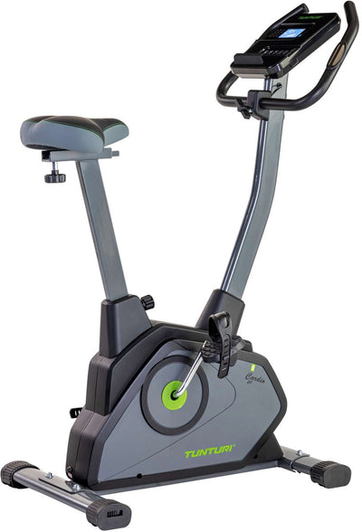 Tunturi Cardio Fit E35 Heimtrainer – Ergometer – Bluetooth – Fitnessrad mit 12 Trainingsprogrammen – Komfort-Plus-Sattel – Herzfrequenzfunktion – inkl. kostenlose App