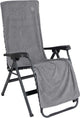 Bo-camp - Stuhlbezug L - Universal - Frottee - Grau