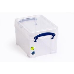 CD-Box, wirklich praktische Box aus Kunststoff, 245 x 180 x 160 mm, Deckel