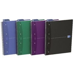 Vorlesungsblock Oxford-Optikpapier 90 g m2 23,5 x 32,5 kariert 5 x 5 mm Doppelspirale