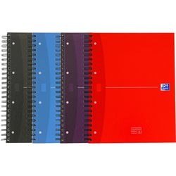 Europeanbook Oxford-Optikpapier, 90 g m2, 23,5 x 32,5 cm, liniert, 7 mm, Doppelspirale