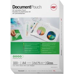 Ty-Laminierfolien mit hoher Dichte, GBC, A4, 216 x 303 mm, 2 x 175 (350) Mikron