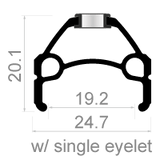 Rodi Wielset 29 Skorpion MTB 8 ​​9 10 Geschwindigkeit schwarz - afbeelding 2