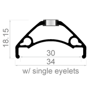 Rodi Wielset 29 Tryp 30 mit Boost Stylish Achse 15x110 und 12x148 6 Kämpfe Bremsscheibenmontage 8 9 10 11 Geschwindigkeit Schwarz - afbeelding 2