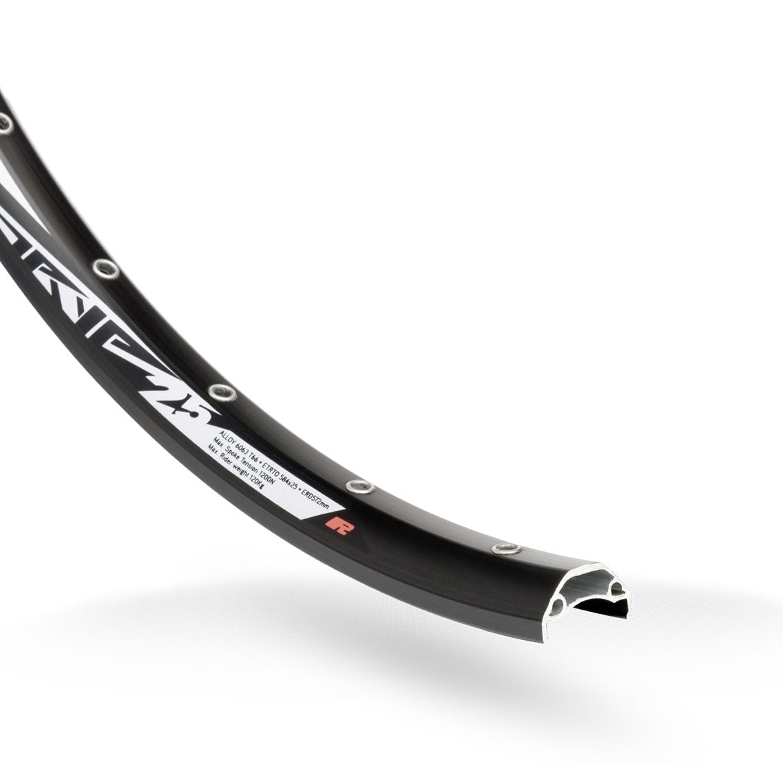Rodi Velg Tryp 25 27,5 584 x 25C Aluminium 32 Lochscheibe Schwarz