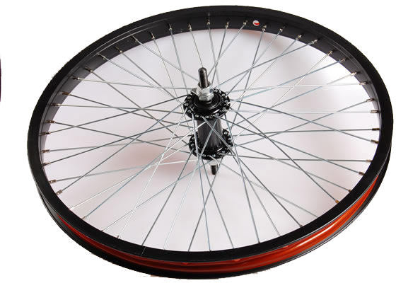 Hinterrad 20 x 1.75 Aluminium 48 Speichen schwarz