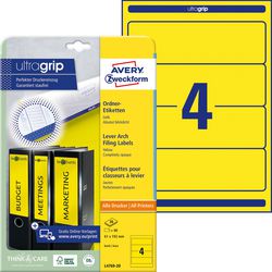Dateietiketten Avery Zweckform L4767-20 Mattgelb
