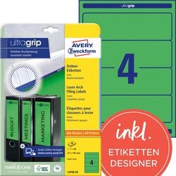 Dateietiketten Avery Zweckform L4767-20 mattgrün