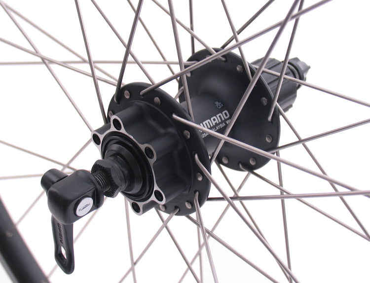 Shimano Hinterrad 28 29 622x19c Andra 30 Rim mit FH-M525 8 9 10 Geschwindigkeitsnabe für 6 Schrauben Bremsscheibe Schwarz