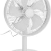 Hervorragender elektrischer Luxus-Tischventilator, robust, 30 cm, weiß