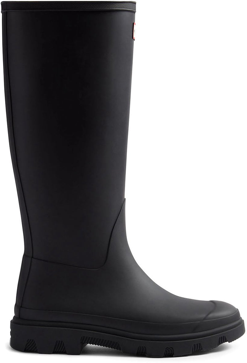 Hunter Downpour Tall Boot Unisex-Regenstiefel – Schwarz