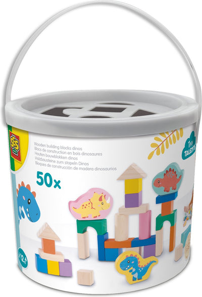 SES -Holzbausteine ​​Dinos, 50..