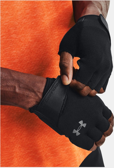 Under Armour M Training Gloves-Blk Herren-Sporthandschuhe – Schwarz – Pechgrau