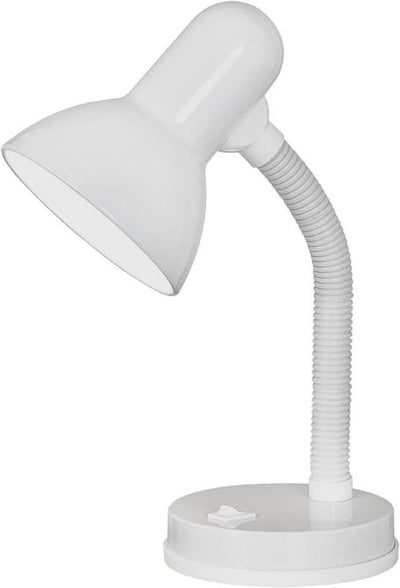 Eglo Basic Tischlampe Schreibtischlampe – E27 (exkl.) – 30 cm – weiß