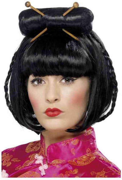 Smiffys Perücke orientalische Dame schwarz