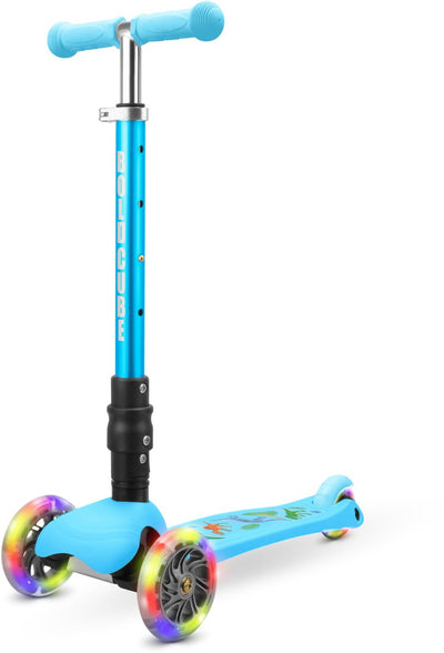 Boldcube Teeny Fold dreirädriger Roller – Dinosaurierblau