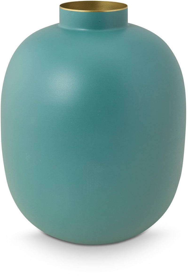 Pip Studio - Vase - Hellblau - Eisen - 25x32cm