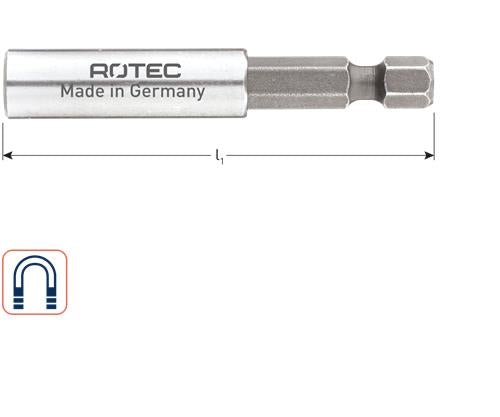 Rotec Bithalter Magnet e6,3x60mm