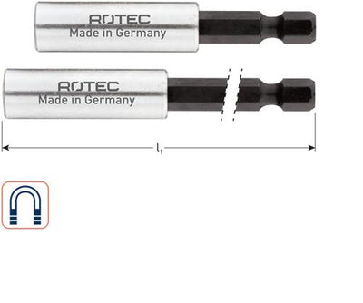 Rotec Bithalter Magnet E6,3x150mm C-Ring