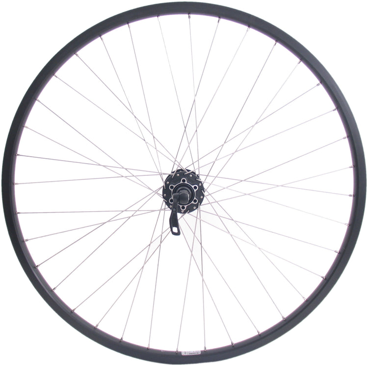 Shimano Hinterrad 26 559 x 19C Andra 30 Rand mit FH-M525 8 9 10 Geschwindigkeitsnabe für 6 Schrauben Bremsscheibe Schwarz