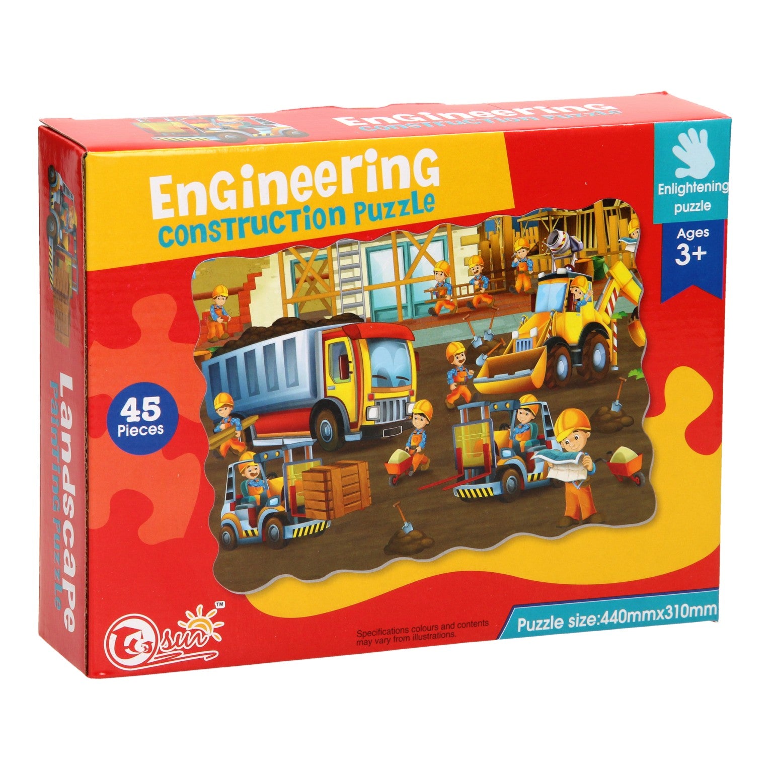 - Bodenpuzzle auf dem Bau 45..