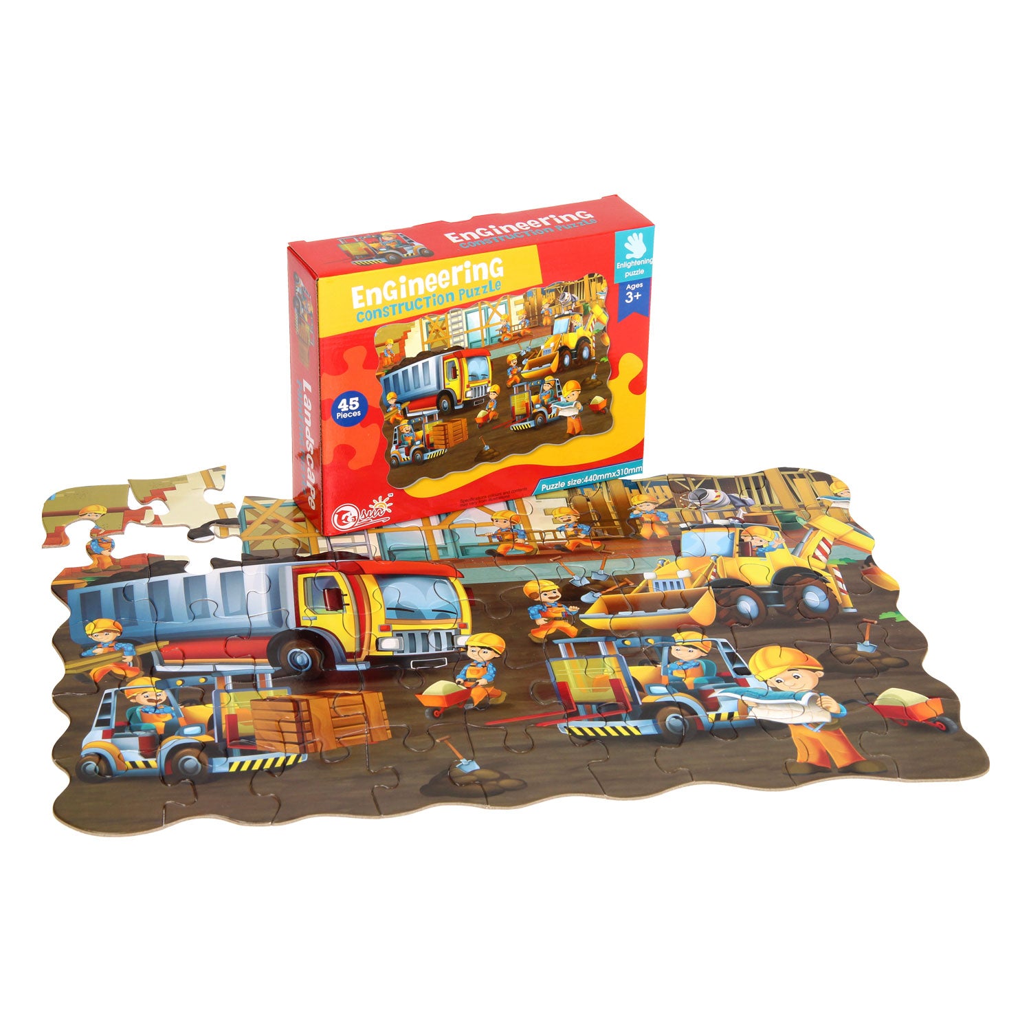- Bodenpuzzle auf dem Bau 45..