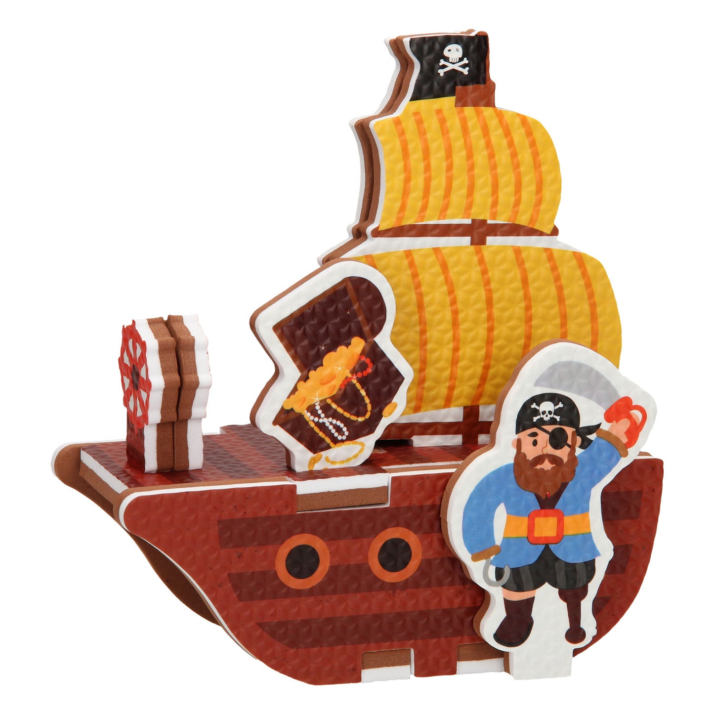 Schlechter Schaum Piratenboot 3D