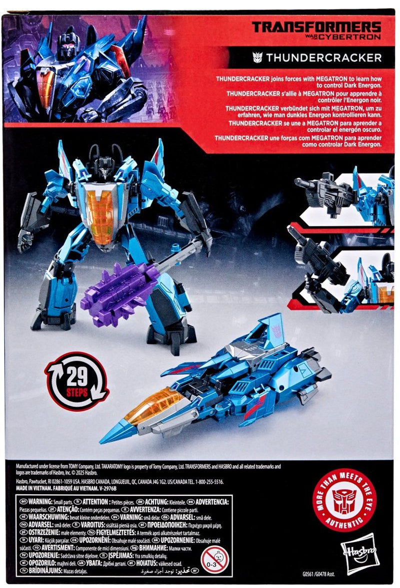 Hasbro Transformers: War for Cybertron Studio Series Voyager Class Action Figure Thundercracker 16 cm große Actionfigur