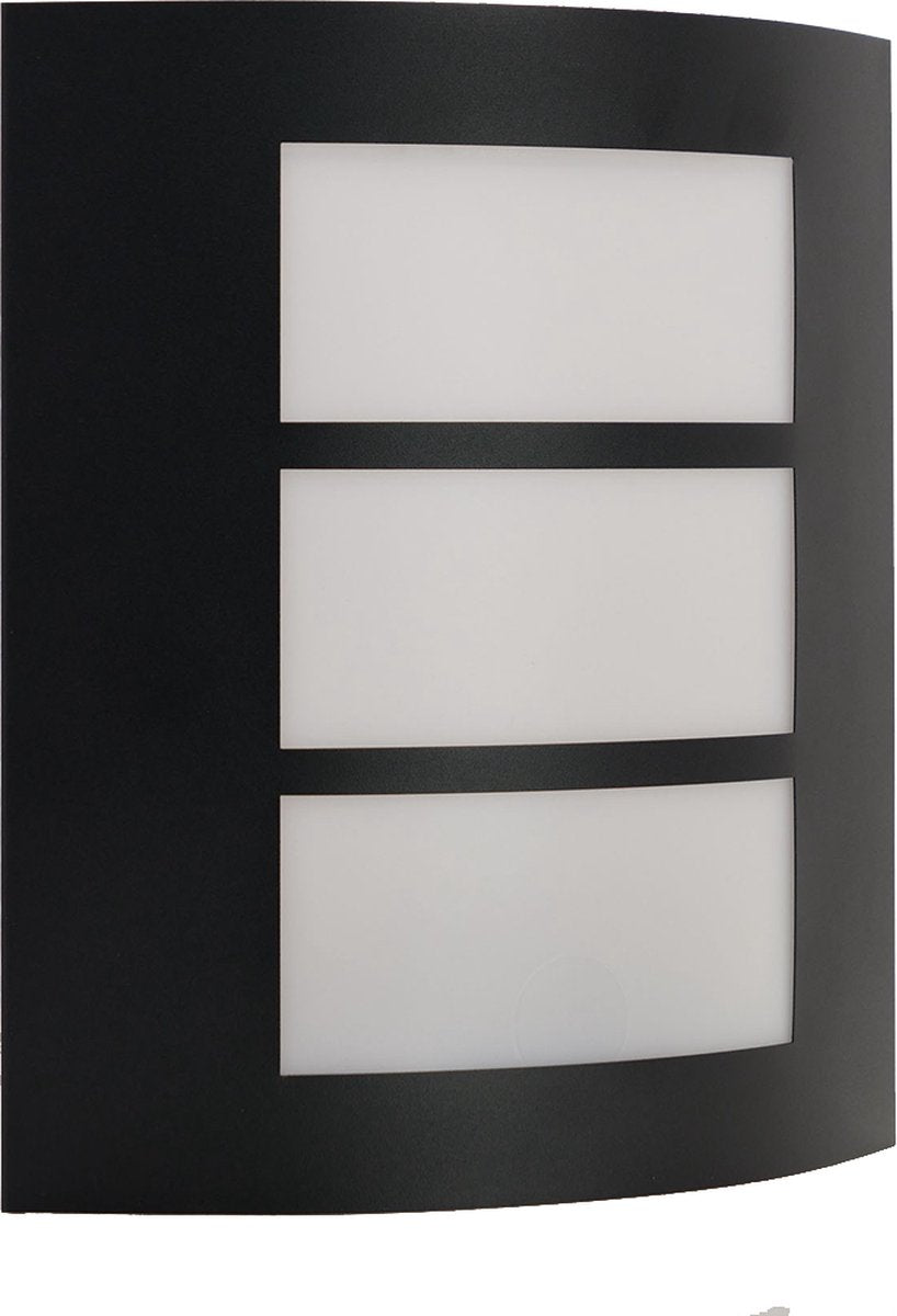 Eglo rascino-e Außenwandleuchte - e27 - 26 cm - Schwarz und Weiß