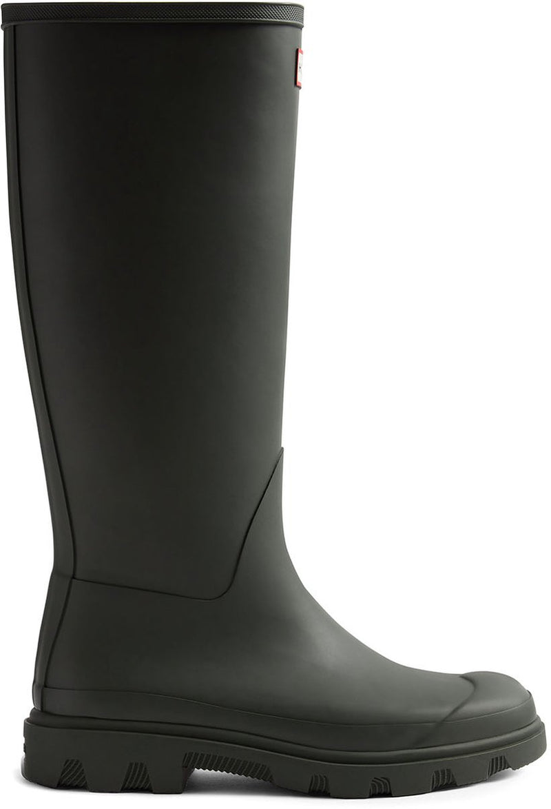 Hunter Downpour Tall Boot Unisex-Regenstiefel – dunkelgrün