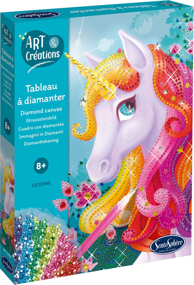 Art Creations Diamant-Leinwand – Einhorn