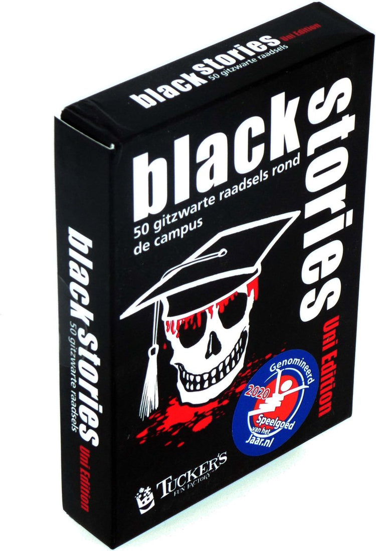 Tucker's Fun Factory Black Stories Kartenspiel – Uni