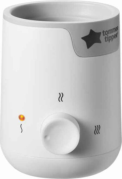 Tommee Tippee Easi Warm – elektrischer Flaschen- und Speisenwärmer – automatischer Timer – Drehknopf – weiß