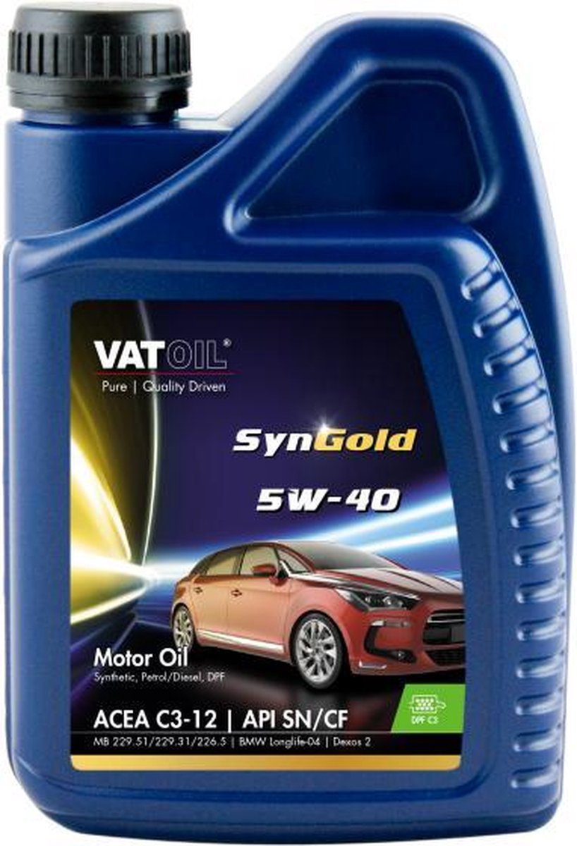 Vatoil Syngold 5w-40 1 l – Motoröl