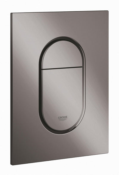 Grohe Arena Cosmopolitan S Bedienfeld-WC – vertikal – Doppelspülung – Hartgraphit (glänzendes Anthrazit) – schlanke Größe