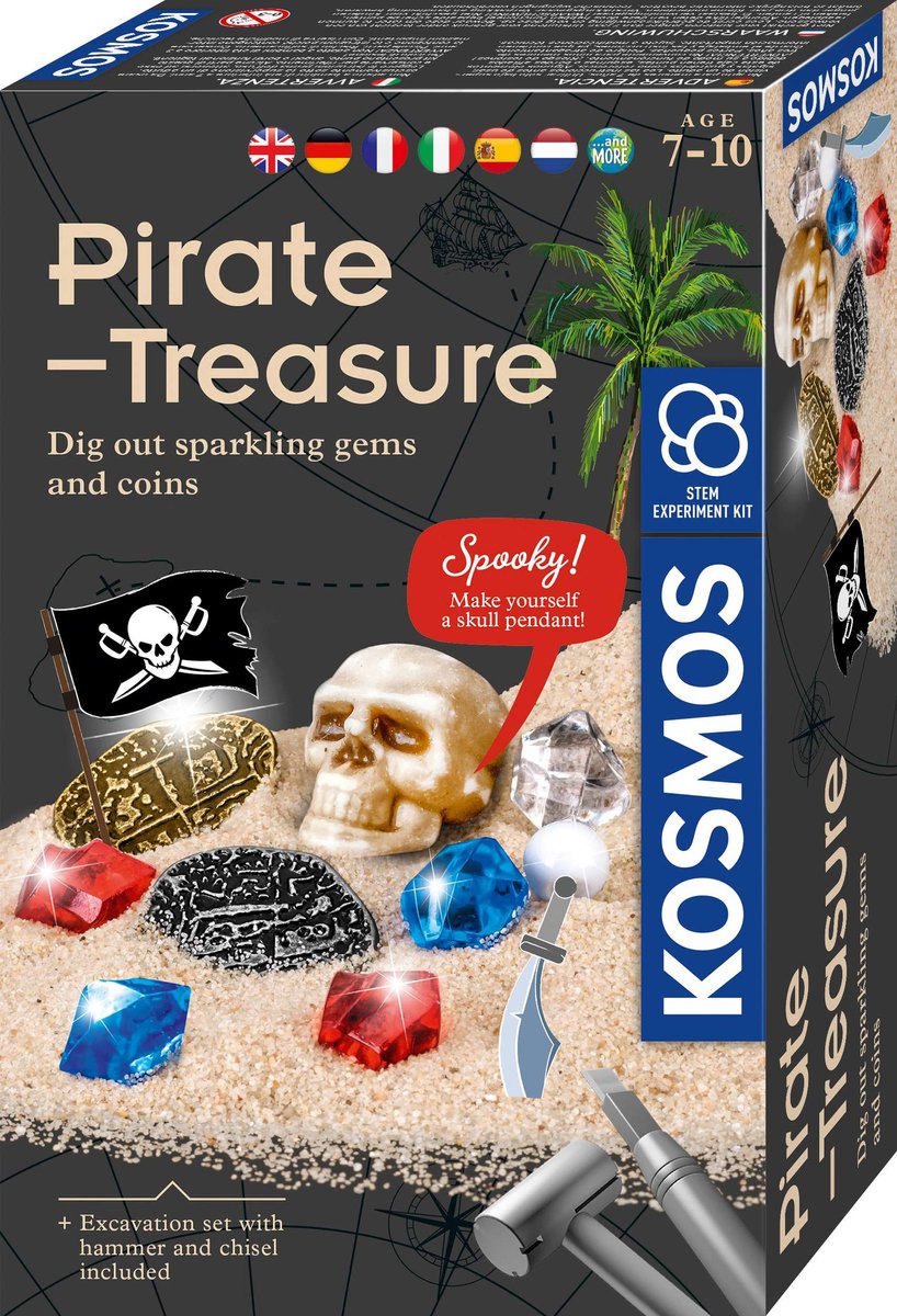 Selecta Cosmos Spielset „Piratenschatz ausgraben“.
