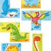 Goki Holzblock -Puzzle Wildtiere, 4st.