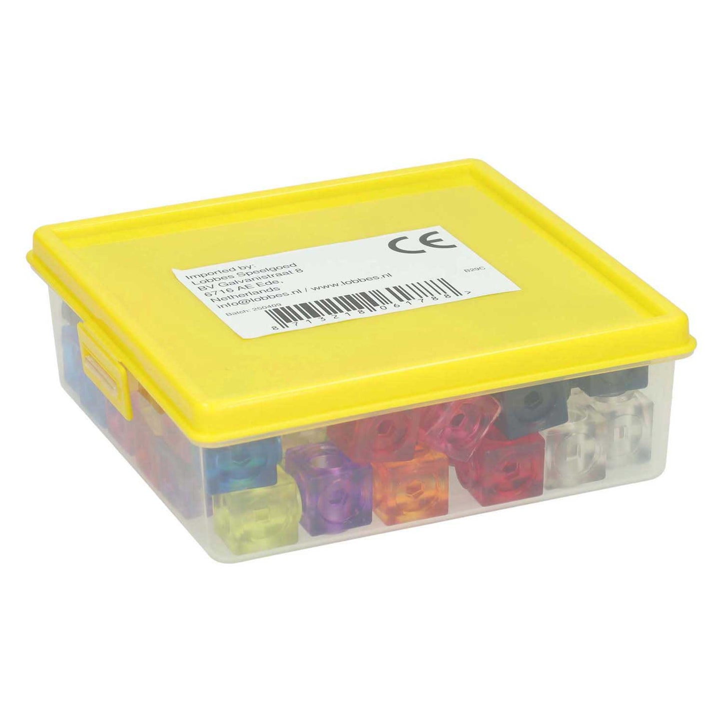 Transparente Verbindungsblöcke - 75 Stk. in Aufbewahrungsbox