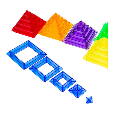 Lobbes transparente Pyramidenformen - 30 Stk