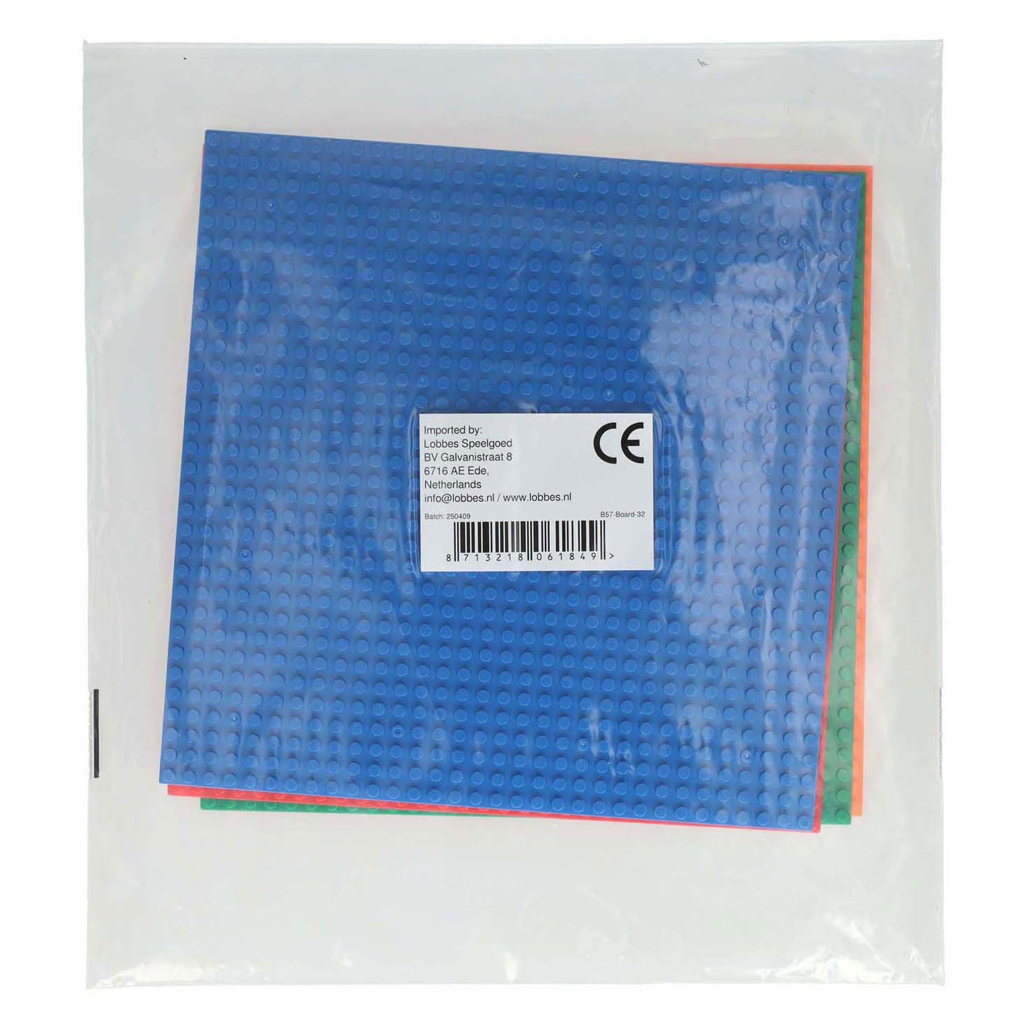 Bauplatte für Miniblöcke grün - 25x25cm